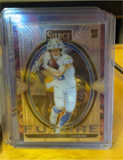2024 Panini Select #19 Ladd McConkey Future — front