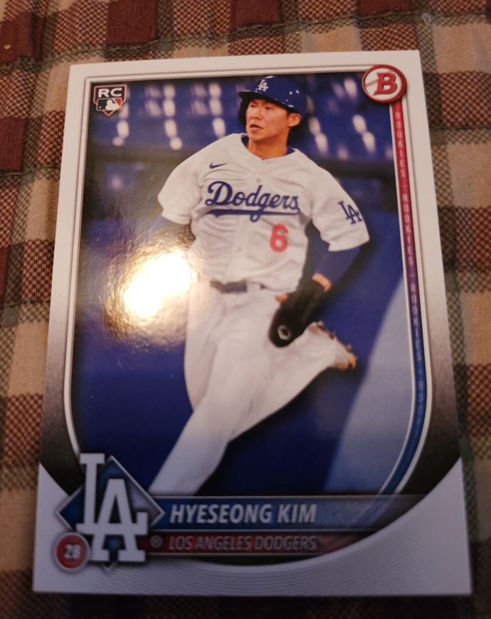 2025 Bowman #91 Hyeseong Kim — front