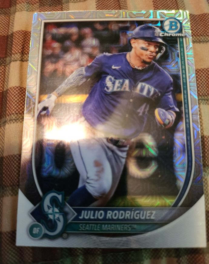 2025 Bowman Chrome #79 Julio Rodríguez — front