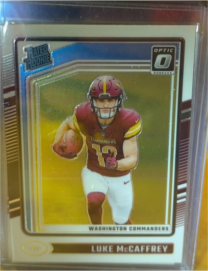 2024 Panini Donruss Optic #268 Luke McCaffrey — front