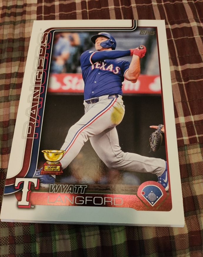 2025 Topps #TBD Wyatt Langford — front