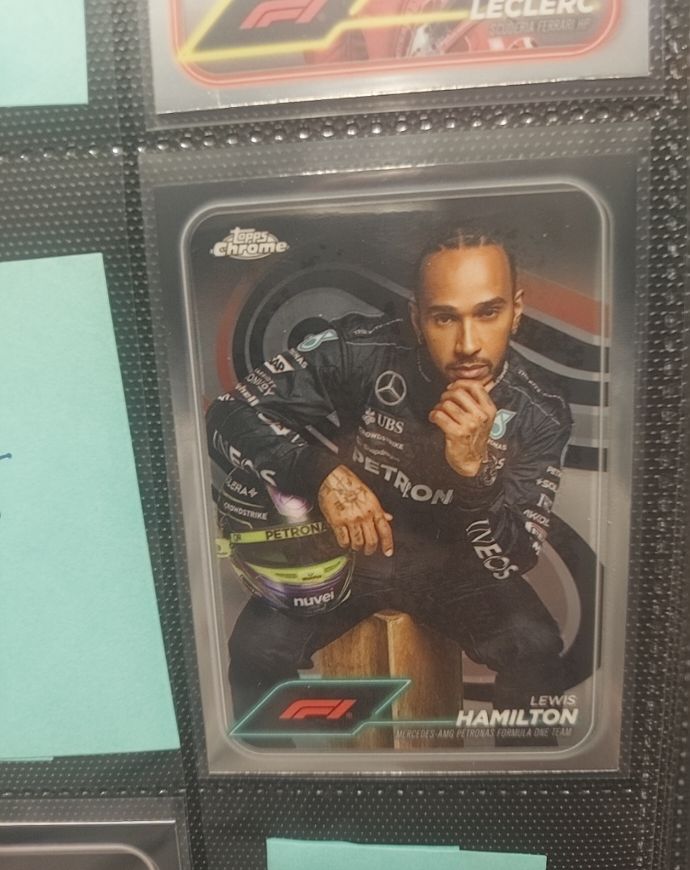 2024 Topps Chrome Formula 1 #6 Lewis Hamilton Portrait — front