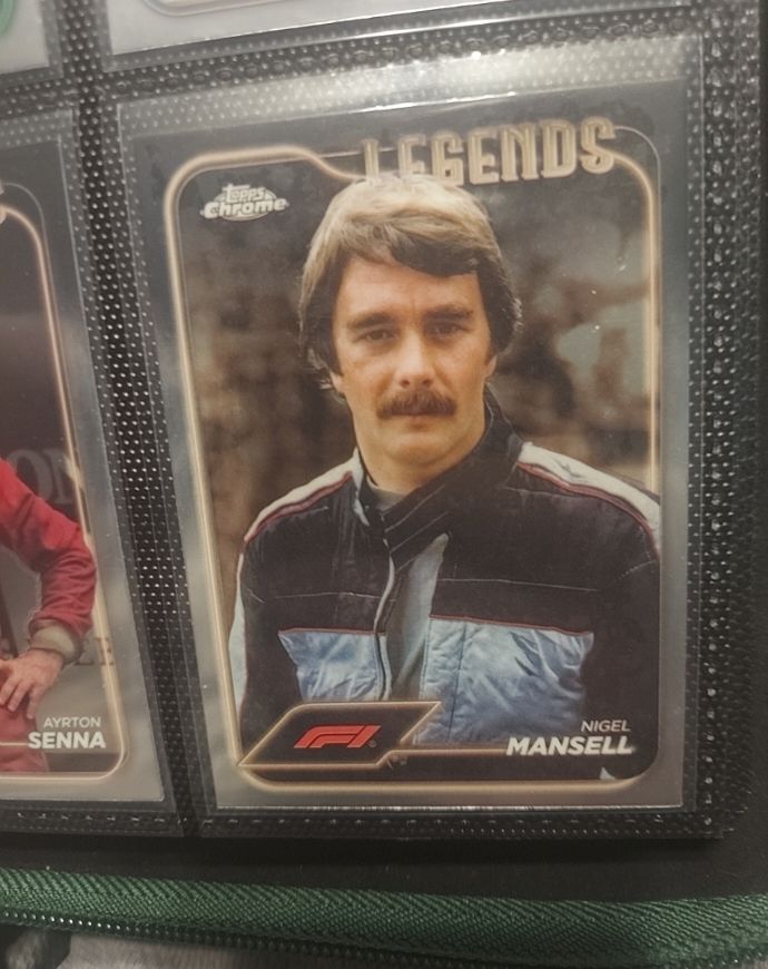 2024 Topps Chrome Formula 1 #189 Nigel Mansell — front