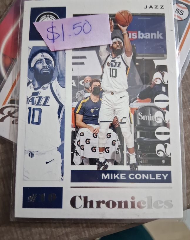 2020-21 Panini Chronicles #34 Mike Conley — front