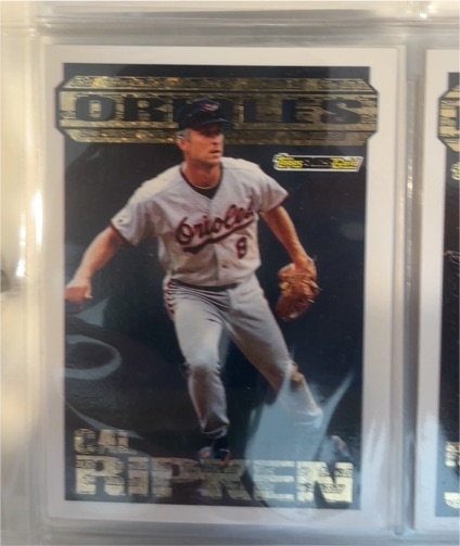 1994 Topps Black Gold #18 Cal Ripken Jr. — front