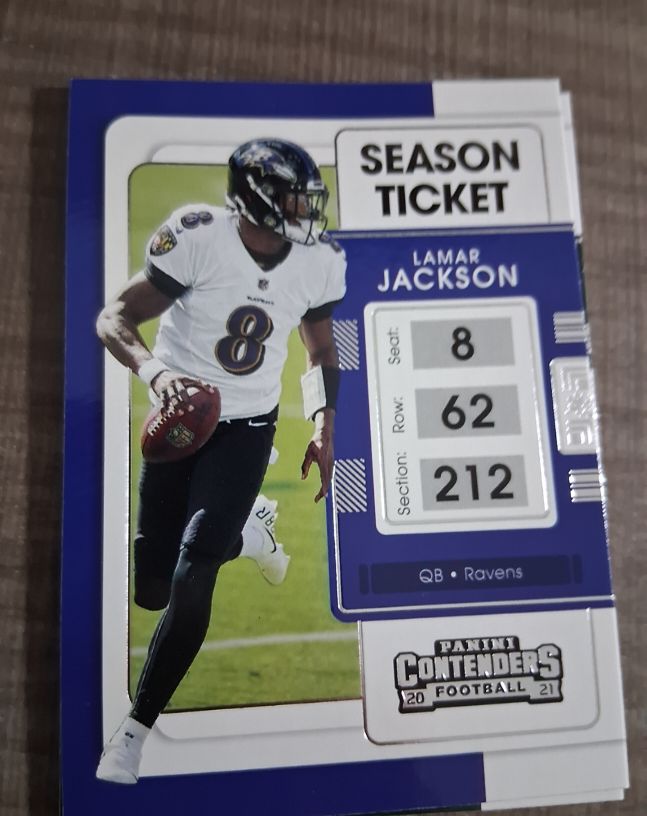 2021 Panini Contenders #7 Lamar Jackson — front