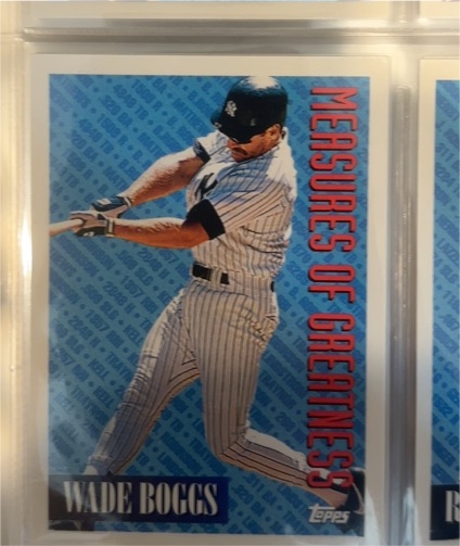 1994 Topps #603 Wade Boggs — front