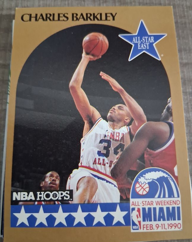 1990-91 NBA Hoops #1 Charles Barkley — front