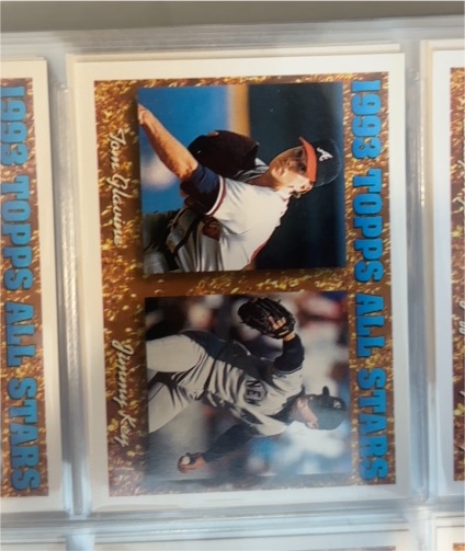 1994 Topps #393 Tom Glavine / Jimmy Key — front