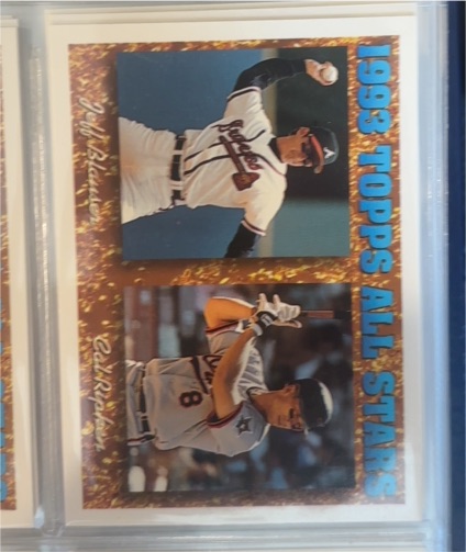 1994 Topps #387 Cal Ripken Jr. / Jeff Blauser — front