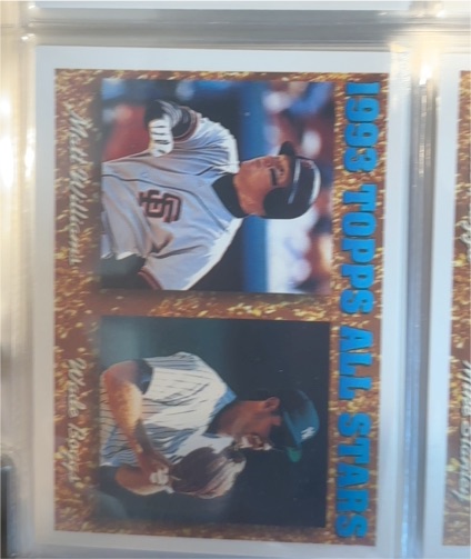 1994 Topps #386 Matt Williams / Wade Boggs — front