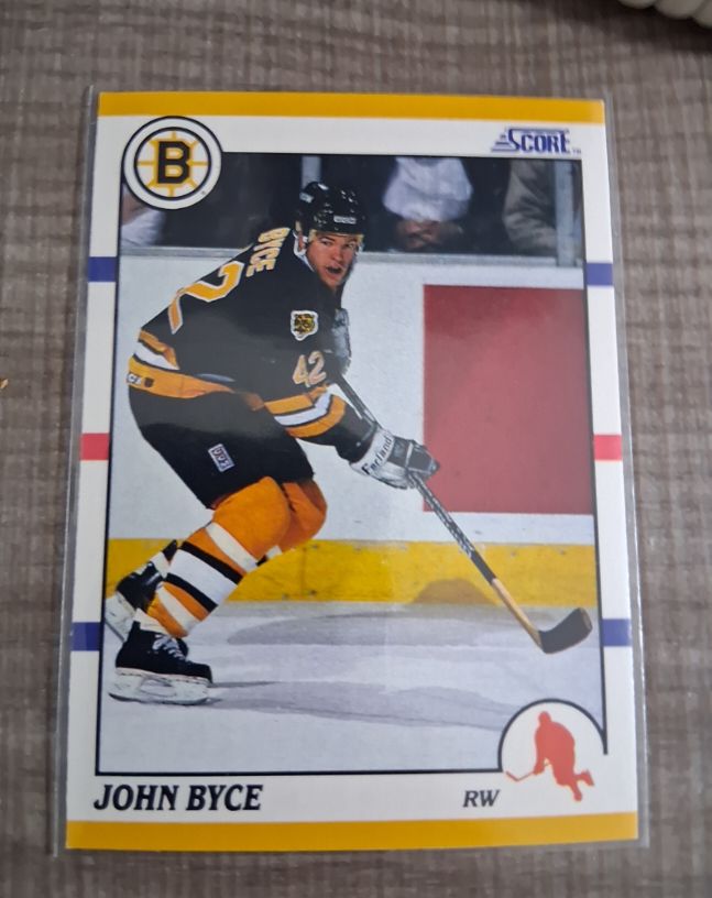 1990 Score #42 John Byce — front