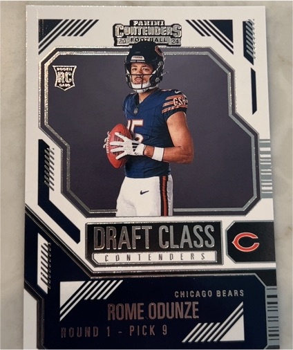 2024 Panini Contenders #13 Rome Odunze Draft Class — front