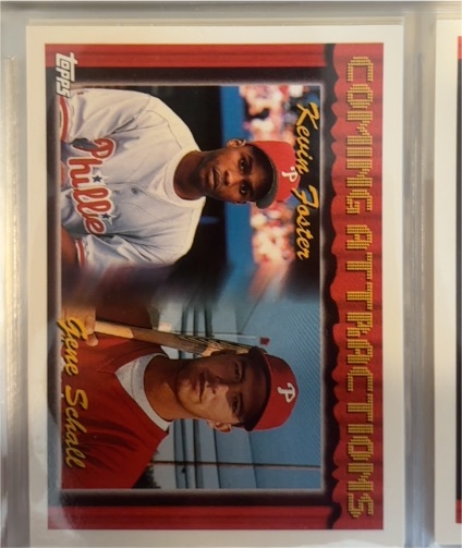 1994 Topps #786 Kevin Foster/Gene Schall — front
