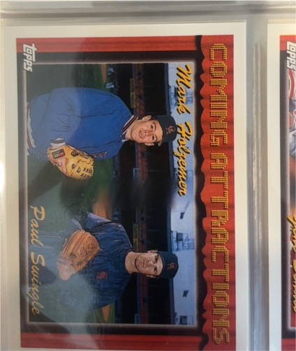 1994 Topps #765 Mark Holzemer / Paul Swingle — front