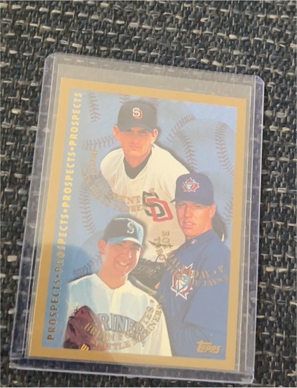 1998 Topps Prospects #264 Roy Halladay / Matt Clement / Brian Fuentes — front
