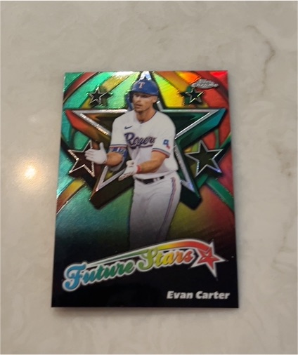 2025 Topps Chrome Future Stars #FS-12 Evan Carter — front