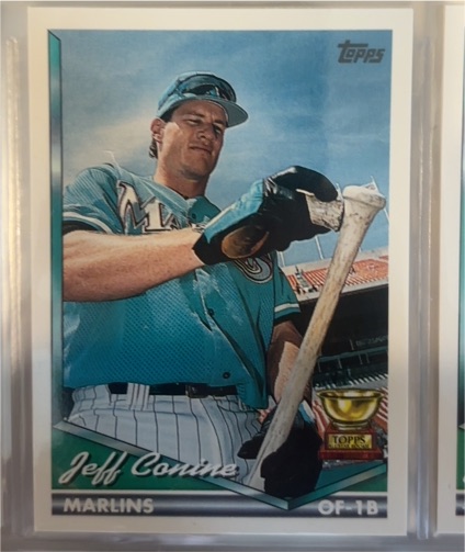 1994 Topps #466 Jeff Conine — front