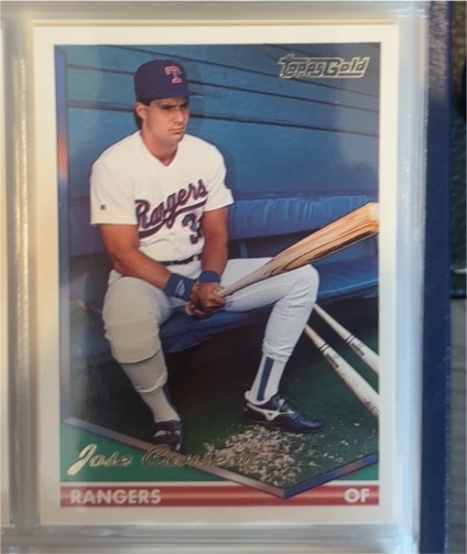 1994 Topps Gold #80 Jose Canseco — front