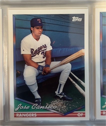 1994 Topps #80 Jose Canseco — front