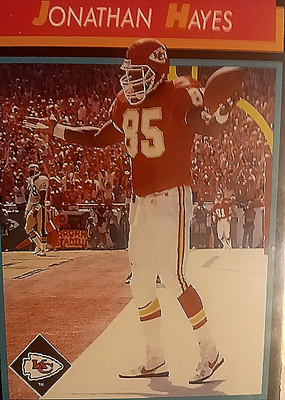1991 Pro Set #85 Jonathan Hayes — front