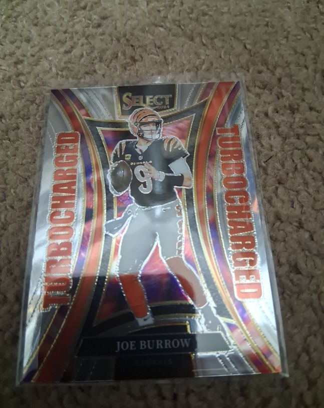 2024 Panini Select - Turbocharged Joe Burrow #7 — front