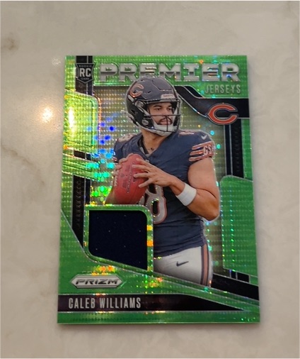 2024 Panini Prizm Premier Jerseys #PJ-CWS Caleb Williams — front