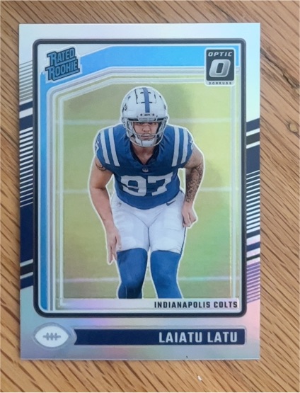 2024 Donruss Optic #267 Laiatu Latu — front