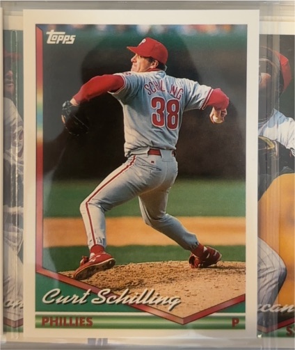 1994 Topps #142 Curt Schilling Philadelphia Phillies — front