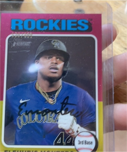 2024 Topps Heritage High Number #517 Elehuris Montero — front