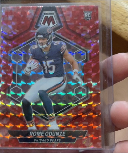 2024 Panini Mosaic Football Rome Odunze — front