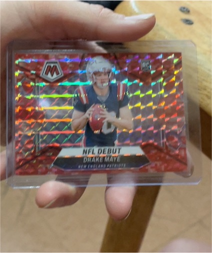 2024 Panini Mosaic NFL Debut #273 Drake Maye — front