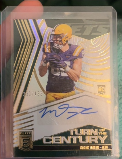 2025 Panini Donruss Elite Turn of the Century Mason Taylor RC Auto — front