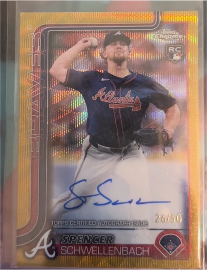 2025 Topps Chrome #RA-SS Spencer Schwellenbach — front
