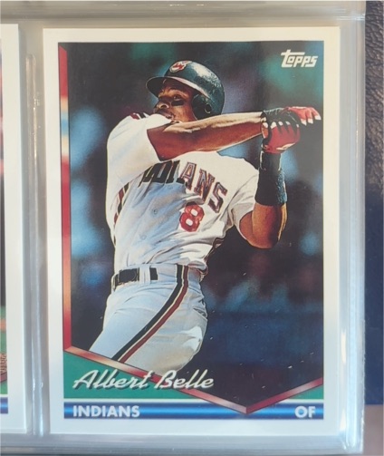 1994 Topps #480 Albert Belle — front