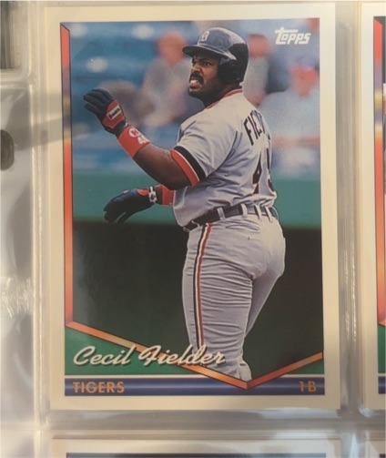 1994 Topps #190 Cecil Fielder — front