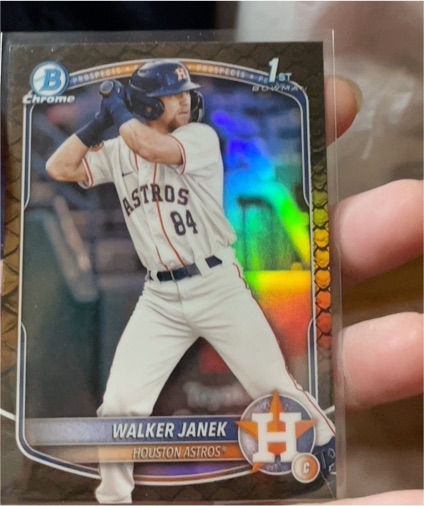 2025 Bowman Chrome Prospects #BCP-15 Walker Janek — front