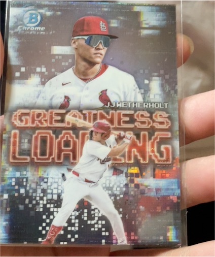 2025 Bowman Chrome #GL-17 JJ Wetherholt Greatness Loading — front