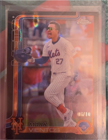 2025 Topps Chrome #129 Mark Vientos — front