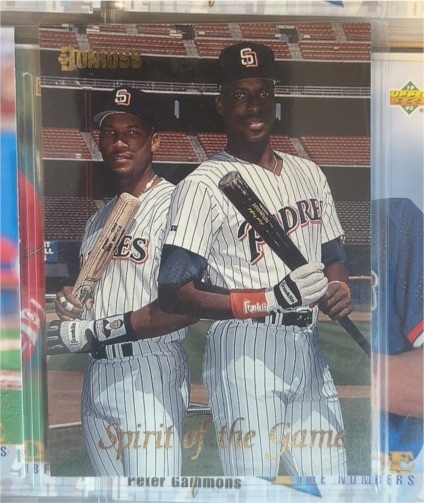 1993 Donruss Spirit of the Game #SG12 Gary Sheffield / Fred McGriff — front