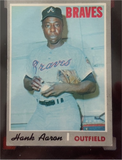 1970 Topps #500 Hank Aaron — front
