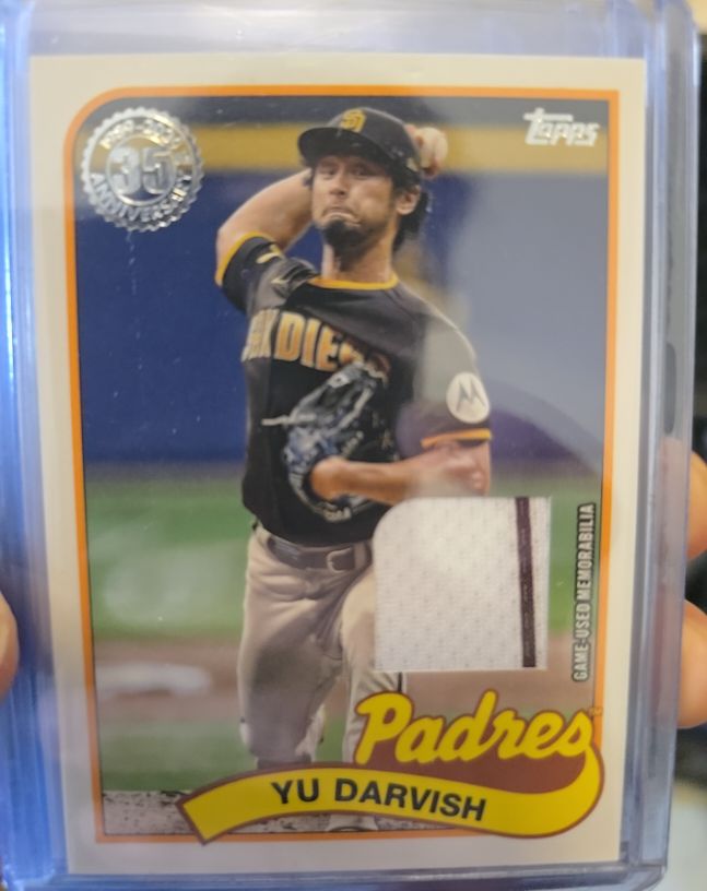 2024 Topps Series 2 1989 Topps Baseball Relics #89R2-YD Yu Darvish — front