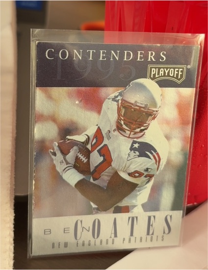 1995 Playoff Contenders Ben Coates New England Patriots — front