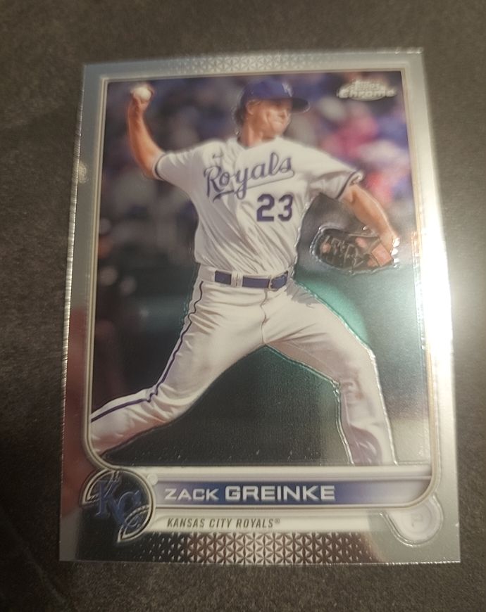 2022 Topps Chrome Update #USC109 Zack Greinke — front