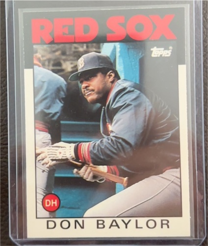 1986 Topps Traded #6T Don Baylor — front