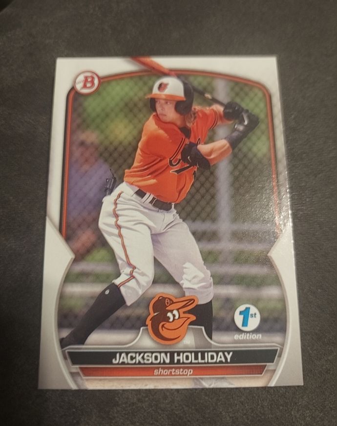 2023 Bowman 1st Edition #BPPF-20 Jackson Holliday — front