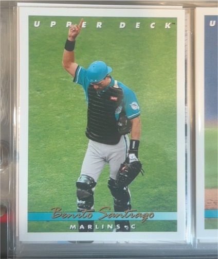 1993 Upper Deck #776 Benito Santiago Florida Marlins — front