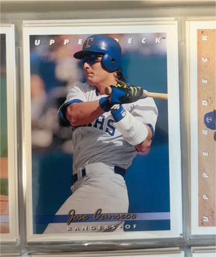 1993 Upper Deck #365 Jose Canseco — front