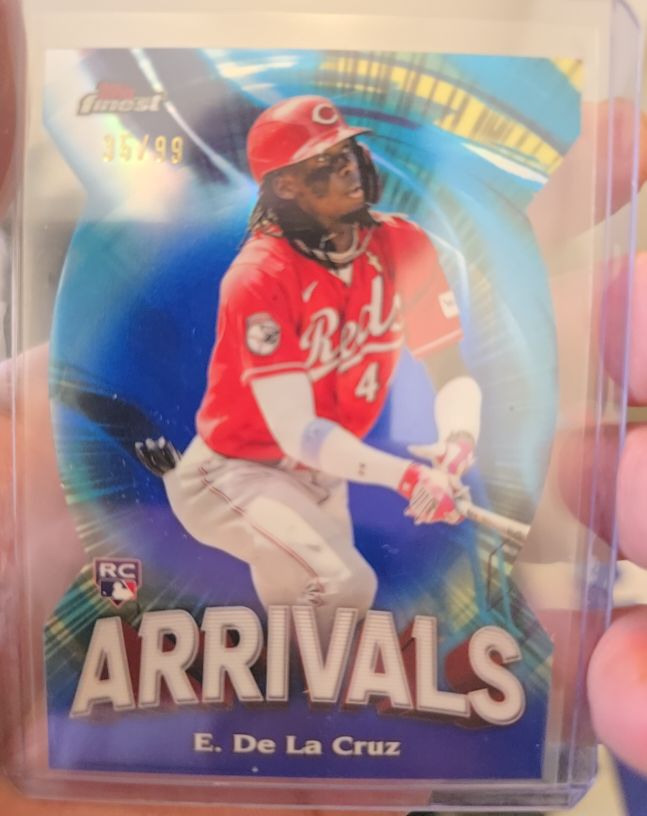 2024 Topps Finest Arrivals #A-19 Elly De La Cruz — front