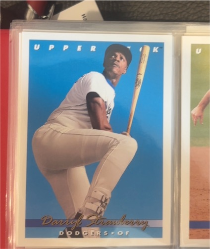 1993 Upper Deck #575 Darryl Strawberry — front